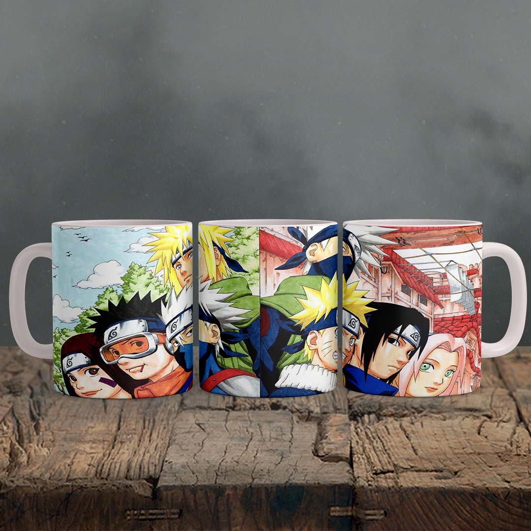 Naruto Ceramic Mug, Anime Coffee Cup 11 OZ
