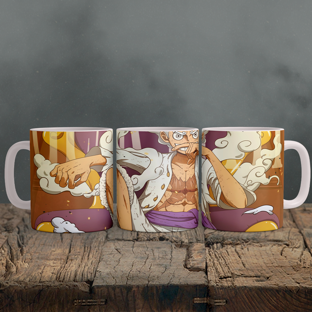 One Piece - Luffy Ceramic Mug, Anime Coffee Cup 11 OZ