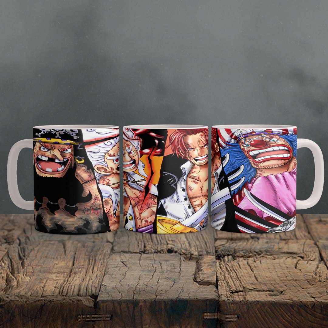 One Piece - Ceramic Mug, Anime Coffee Cup, 11 Oz