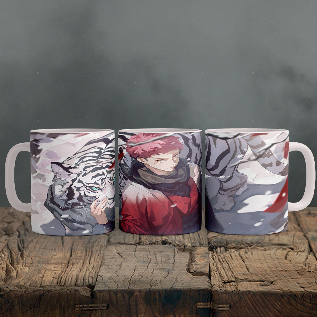 Jujutsu Kaisen - Yuji Itadori Ceramic Mug, Anime Coffee Cup 11 OZ