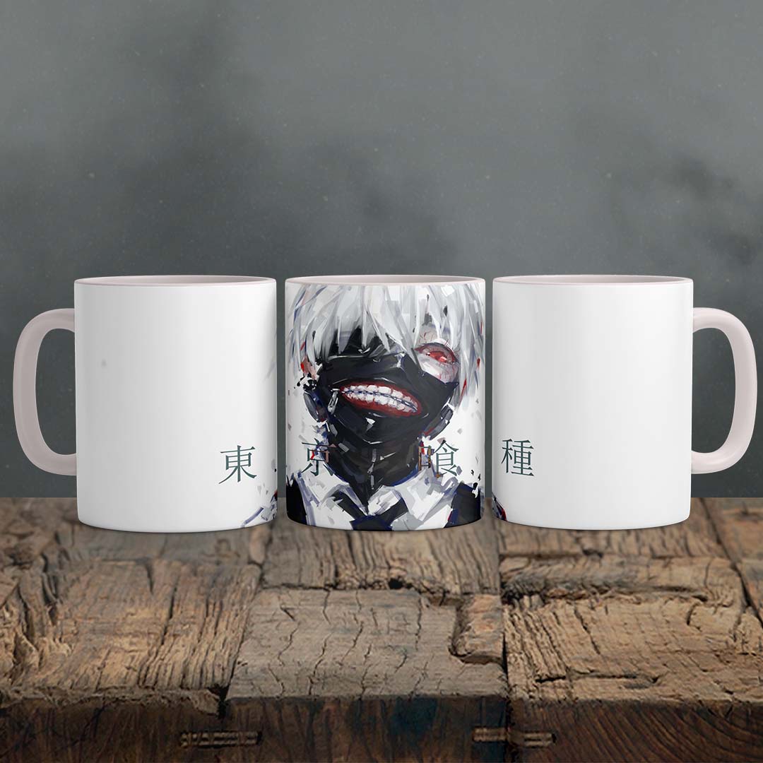 Tokyo Ghoul - Ken Kaneki Ceramic Mug, Anime Coffee Cup 11 OZ