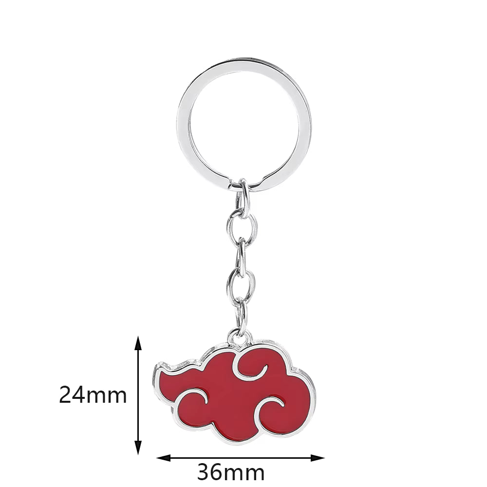 Akatsuki Red Cloud Keychain