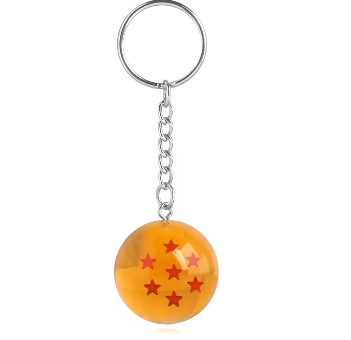 Dragon Ball Keychain 1-7 Dragon Ball Orange Small Pendant Creative Crystal Pendant
