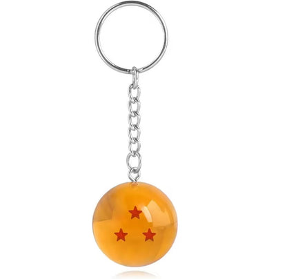 Dragon Ball Keychain 1-7 Dragon Ball Orange Small Pendant Creative Crystal Pendant