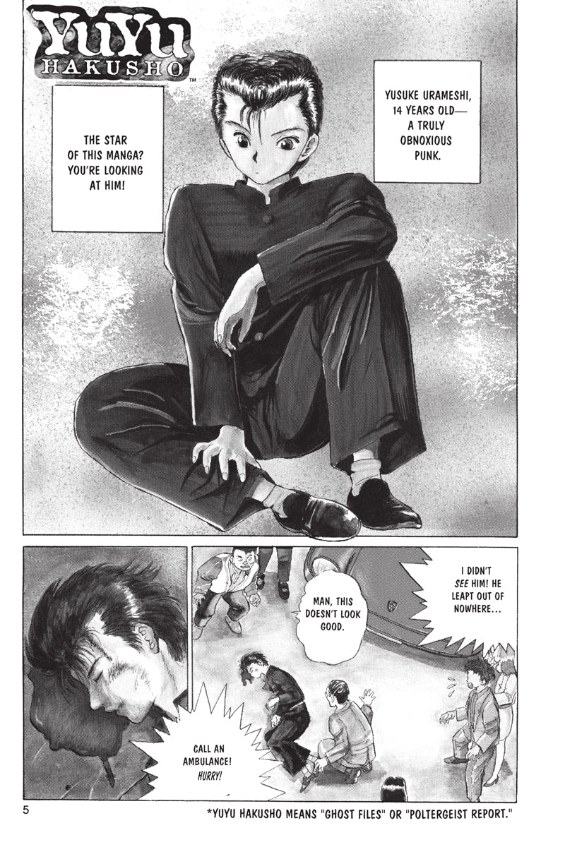 Yu Yu Hakusho Manga 1: Goodbye Material World