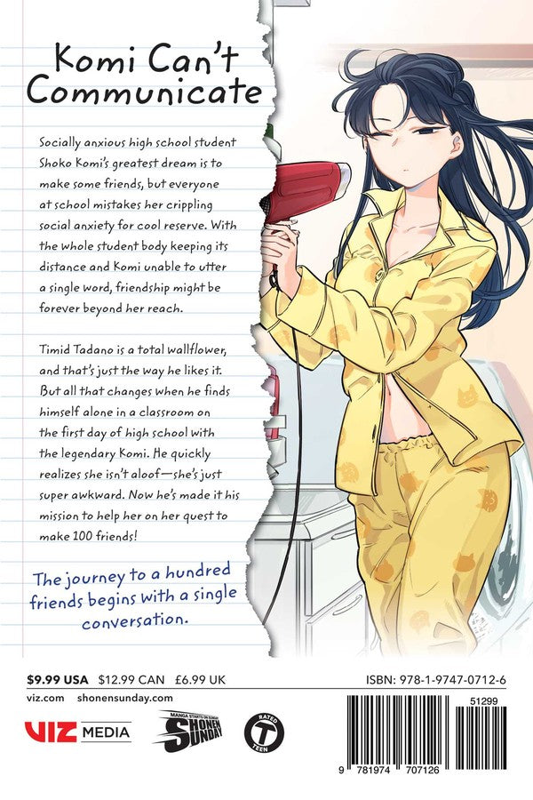 Komi Can't Communicate Manga Volume 1