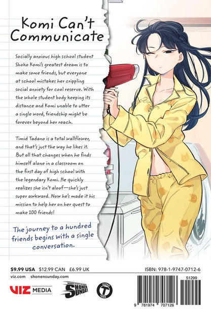 Komi Can't Communicate Manga Volume 1