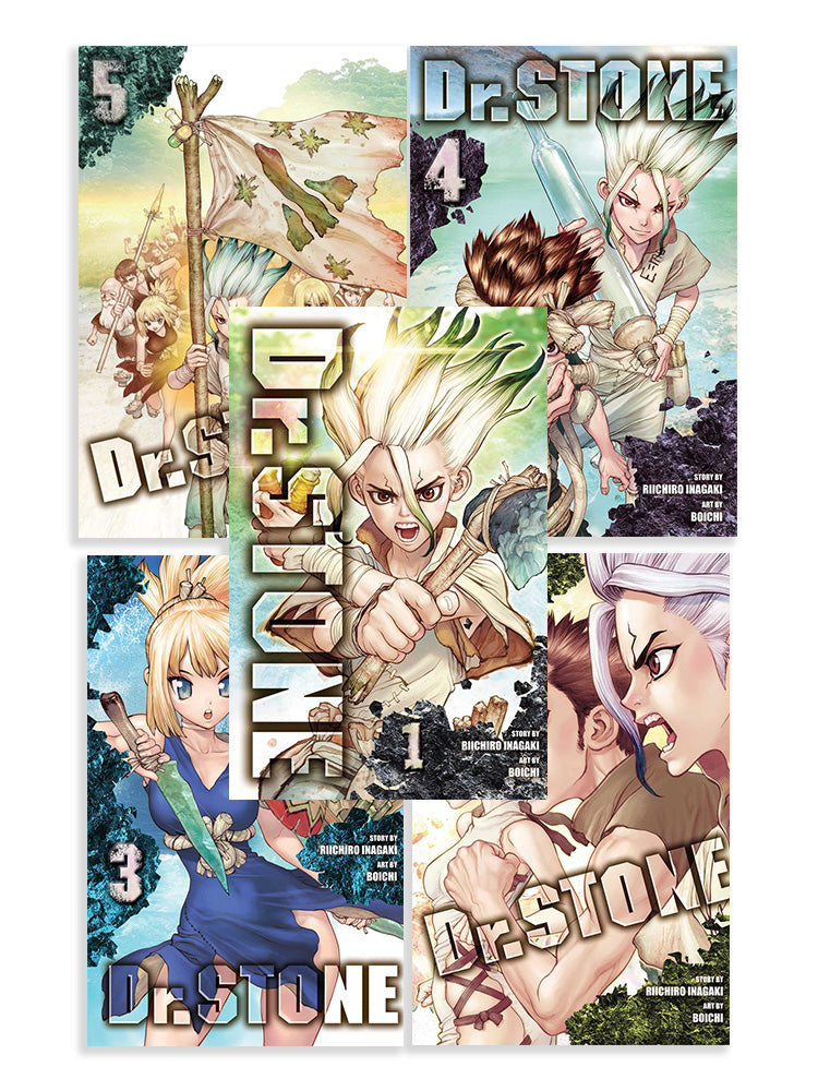 Dr. STONE Manga (1-5) Bundle