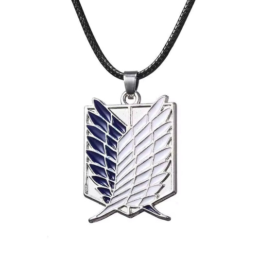 Attack on Titan Wings of Freedom Investigator Logo Alloy Pendant Jewelry Necklace