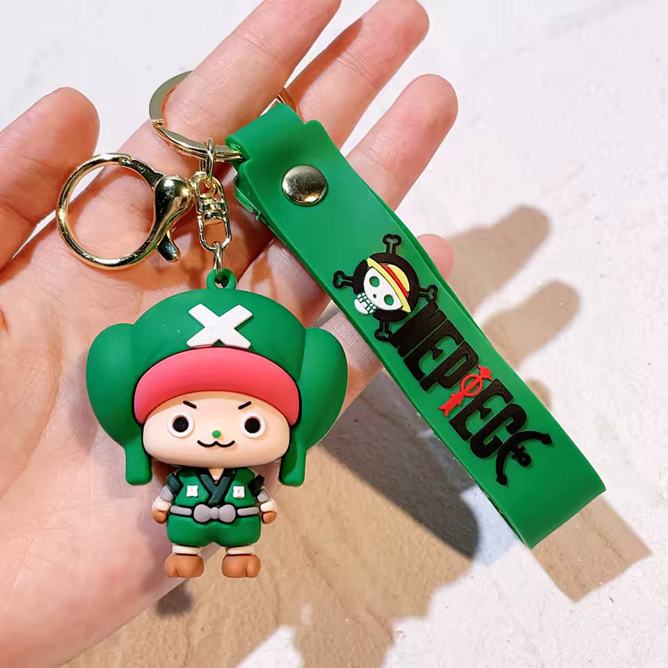 One Piece Silicon Keychain