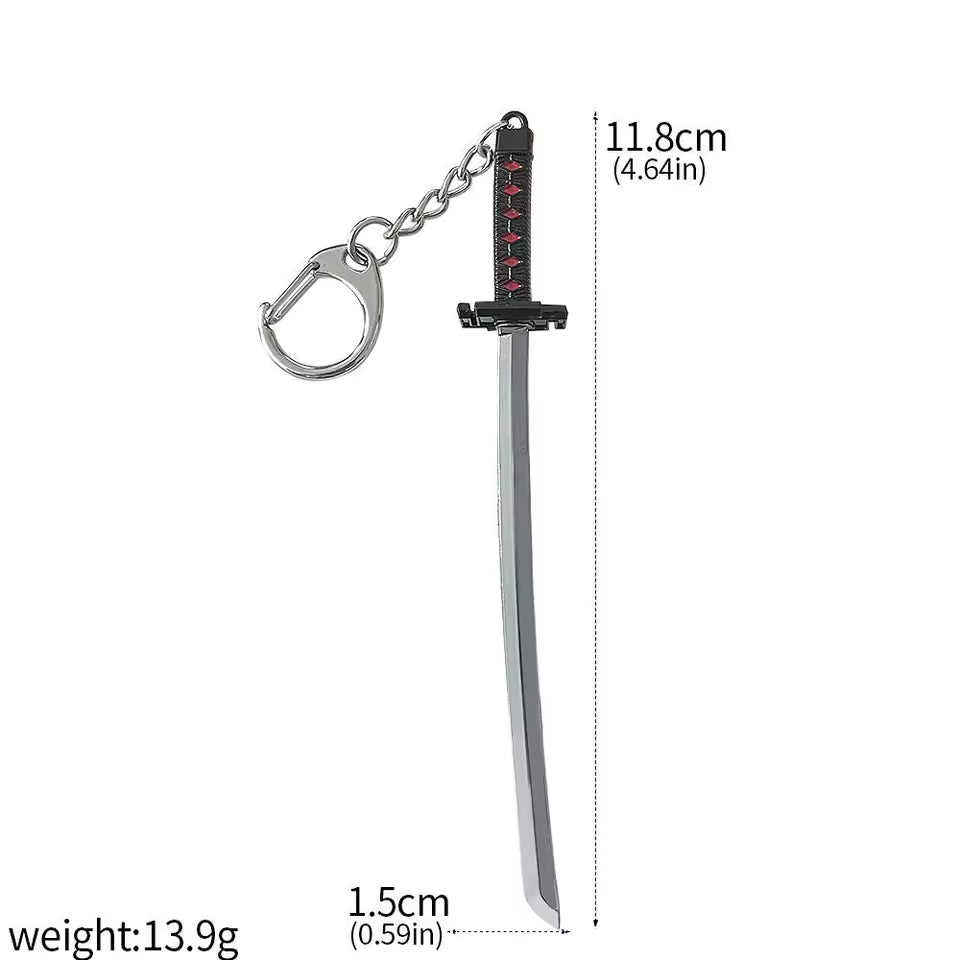 BLEACH: Thousand-Year Blood War Keychains Kurosaki Ichigo Zangetsu