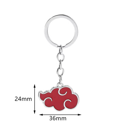Akatsuki Red Cloud Keychain
