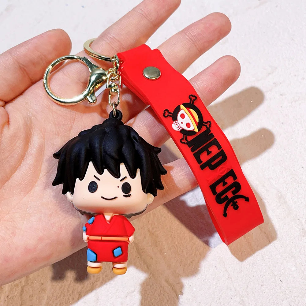 One Piece Silicon Keychain