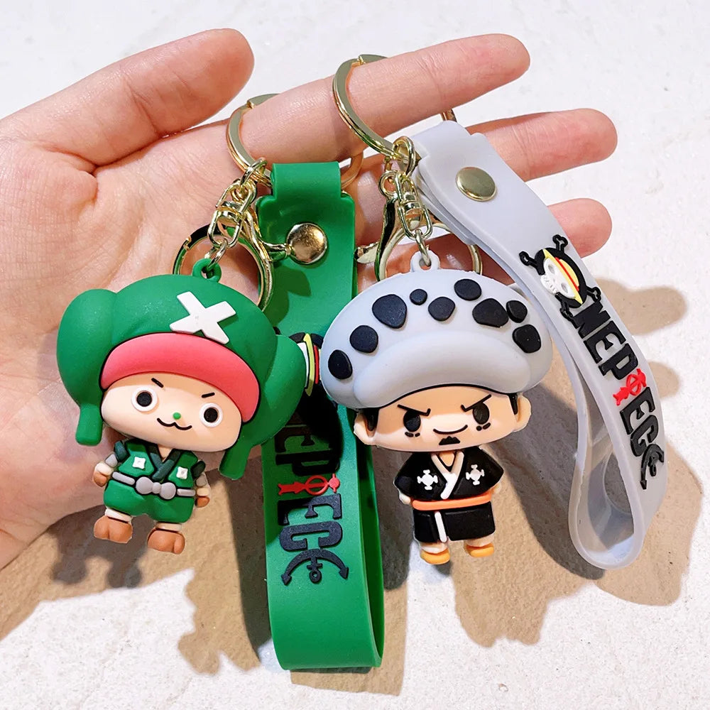 One Piece Silicon Keychain