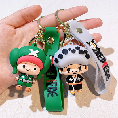One Piece Silicon Keychain