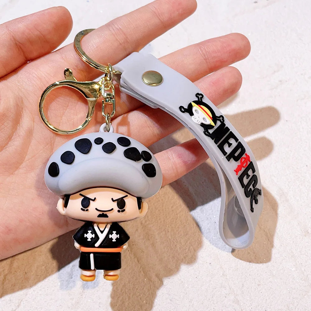 One Piece Silicon Keychain