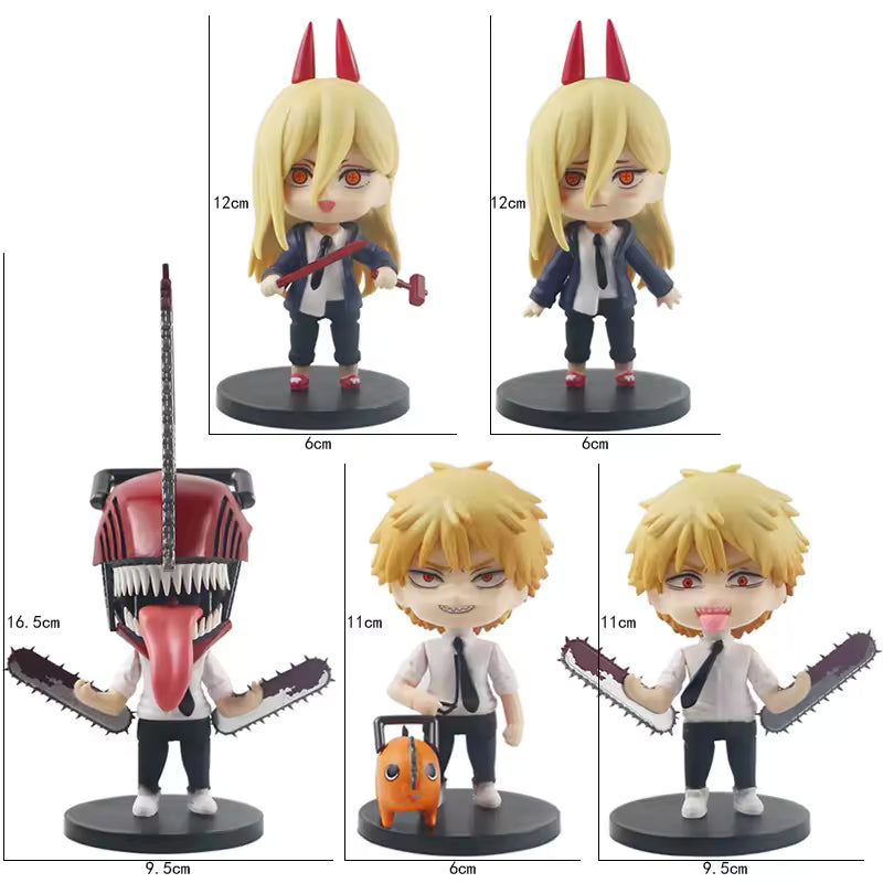 Chainsaw Man Action Figurines